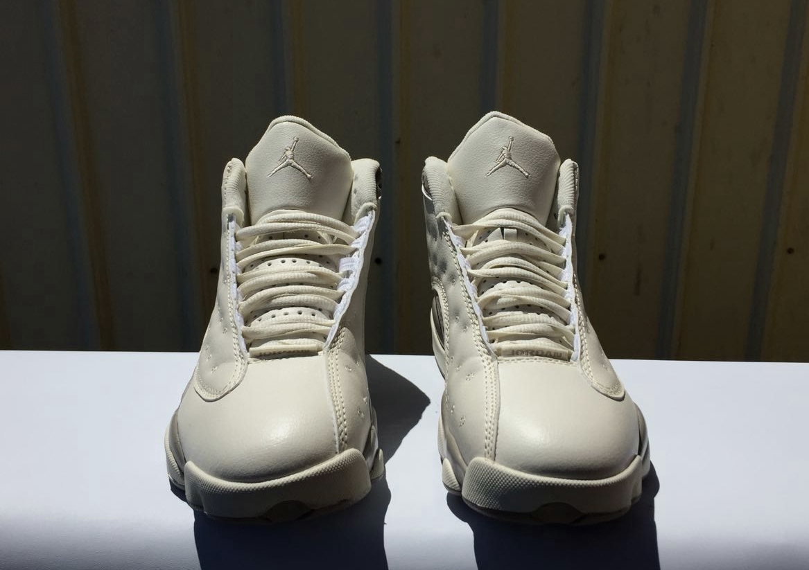 New Air Jordan 13 Beign White Grey Shoes
